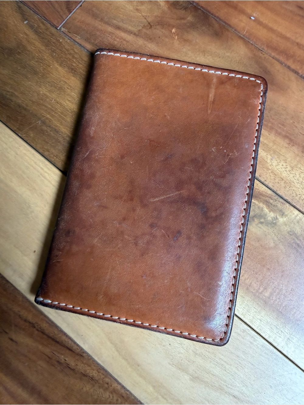 Tanner goods Men's Tan Leather Passport Wallet - Slim Travel Organizer